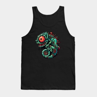 Voodoo Tiki Gecko Art Tank Top